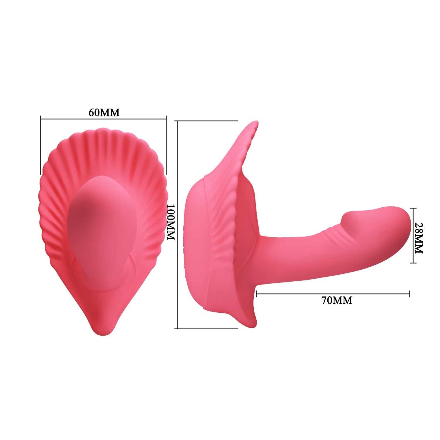 Wireless Double Clitoral Vaginal Stimulator