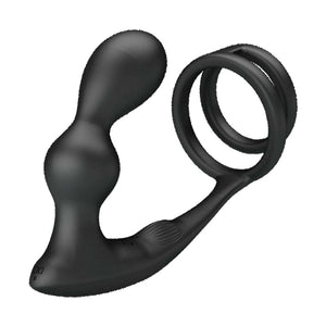 Doppio Stimolatore Wireless Pene & Ano con 12 modalità di vibrazione