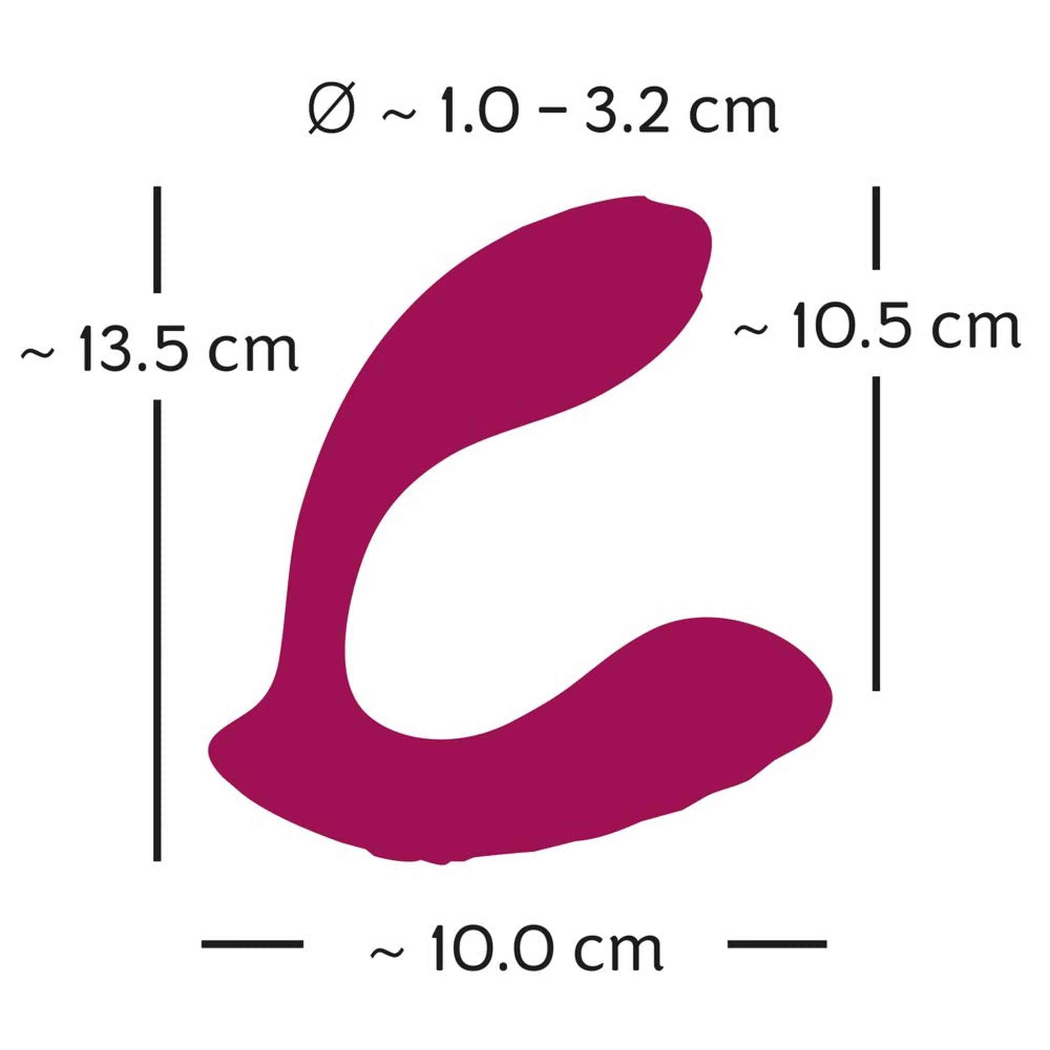 Doppio Vibratore Bendable Vaginale Clitorideo