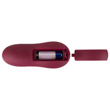 Vano batteria rimovibile telecomando vibratore colore bordeaux