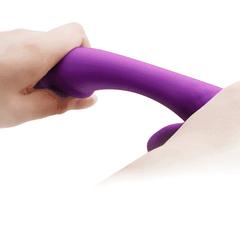 Doreen Vibratore Rabbit realizzato in Silicone Soft Touch - 12 modalità di vibrazione, Extra Morbido, Ricaricabile, Viola