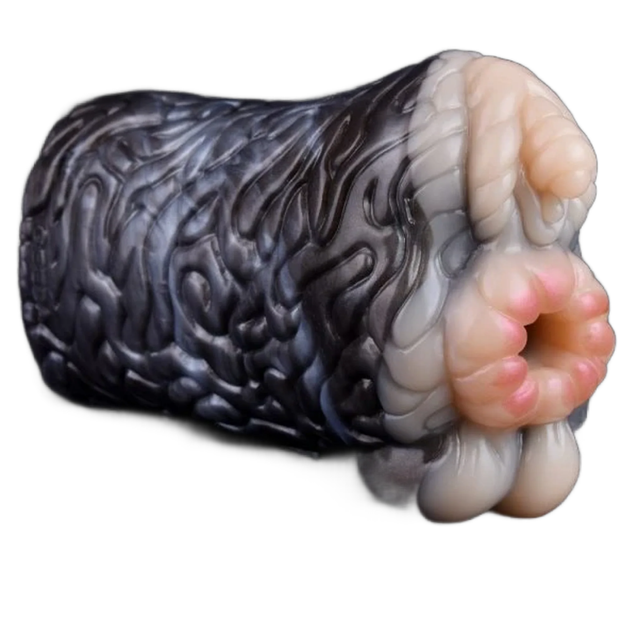 Double channel male masturbator