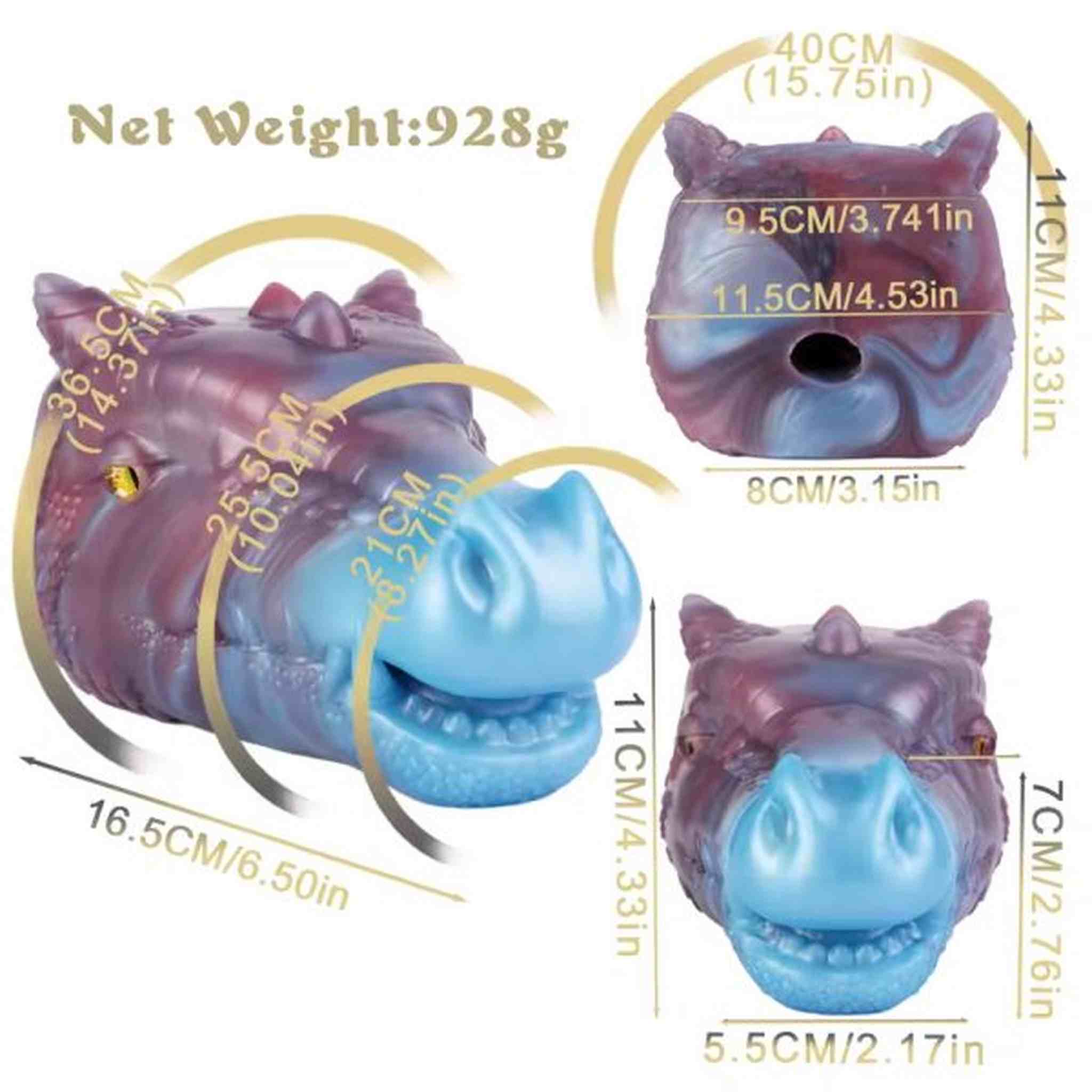 Dragon head shape Masturbators