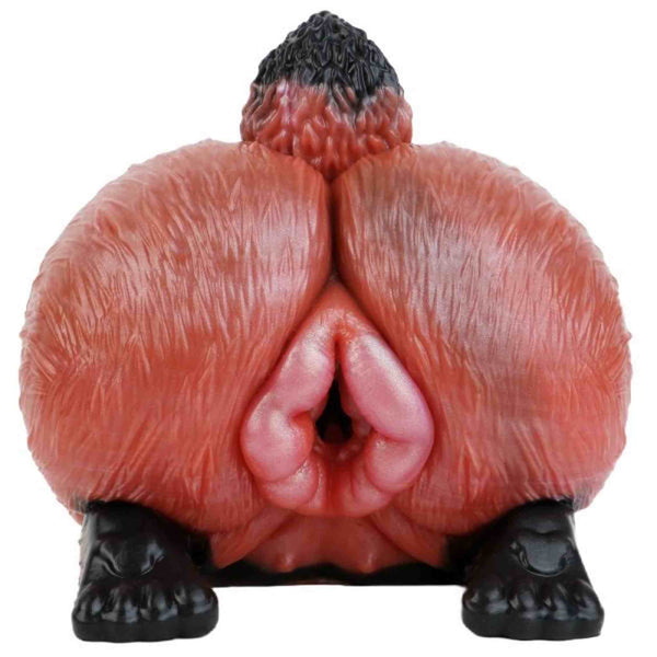 Dual channel animal Masturbators for men