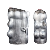 Dual channel masturbation cup