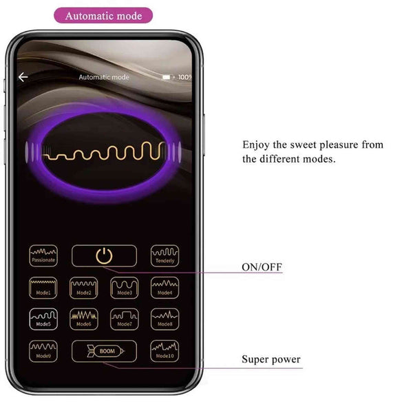 Elvira Palline Vibranti in Silicone con Comando tramite Smartphone