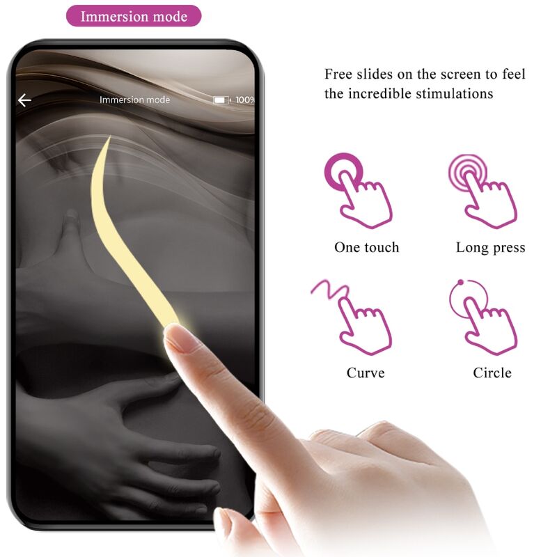 Elvira Silicone Vibrating Balls with Control at Any Distance via Smartphone