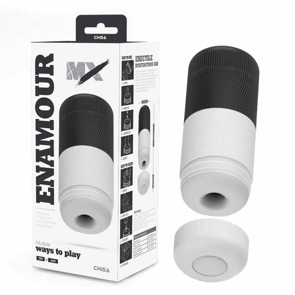 Confezione Enamour Stroker MX Chisa Novelties istruzioni e dispositivo smontato