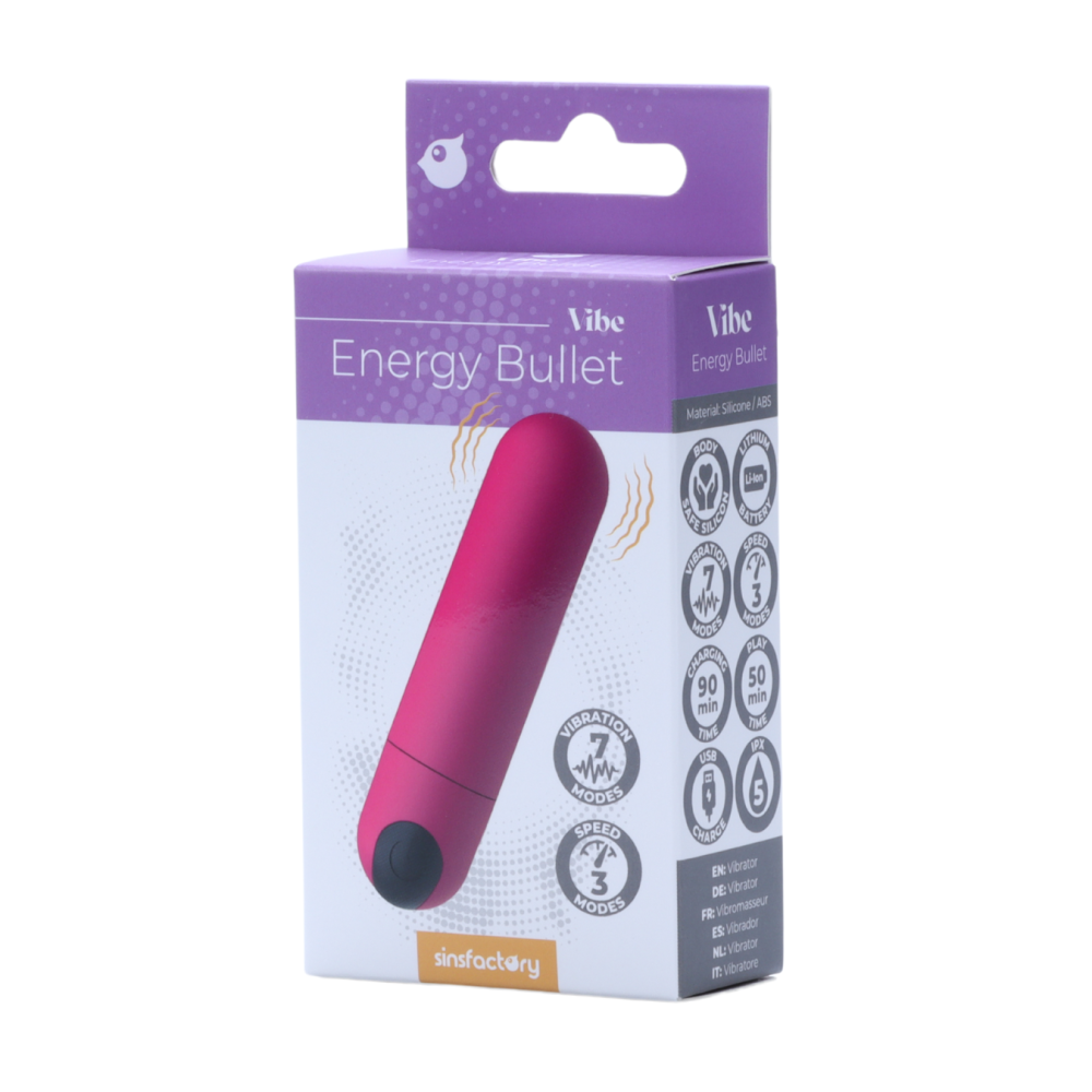 Energy Bullet Mini Vibratore Clitorideo Ricaricabile