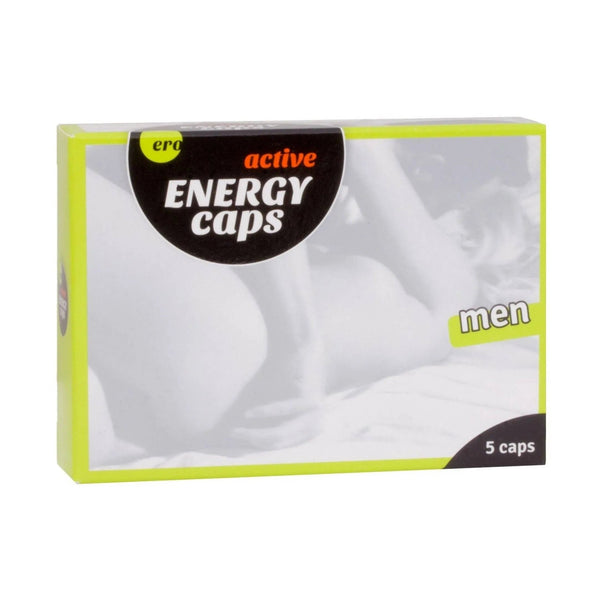 Scatola Ero Men Energy Caps 5 capsule design verde lime e nero