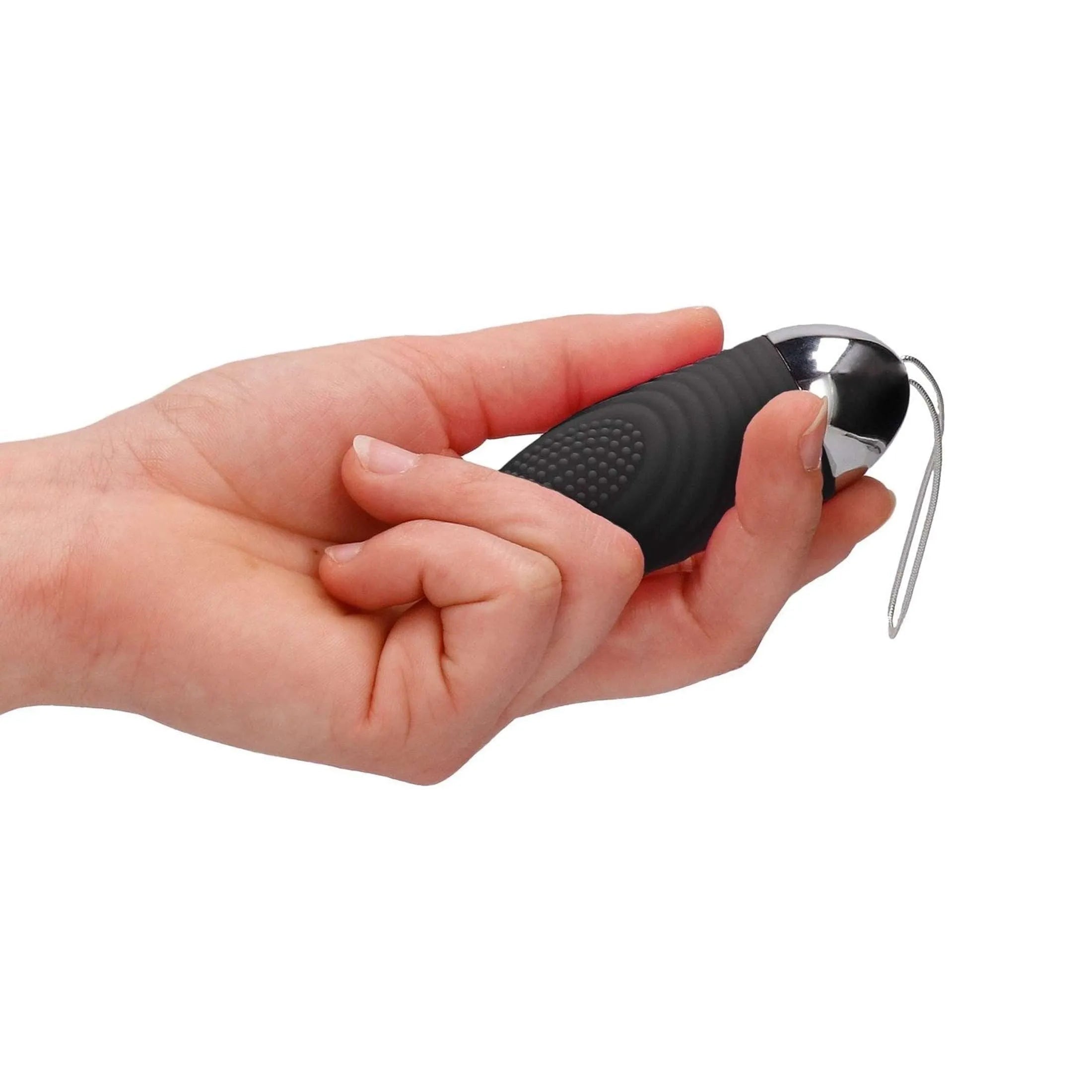 Ethan - Rechargeable Remote Control Vibrating Egg - Black
