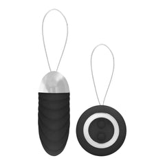 Ethan - Rechargeable Remote Control Vibrating Egg - Black