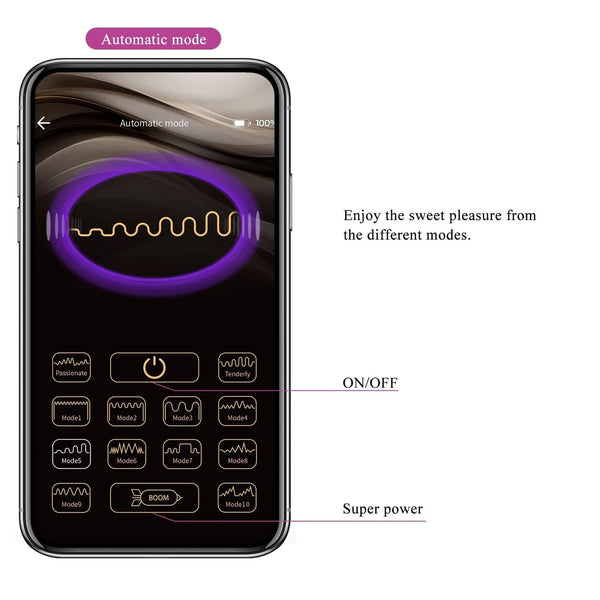 Ethan Vibratore Multifunzione Con Controllo da APP