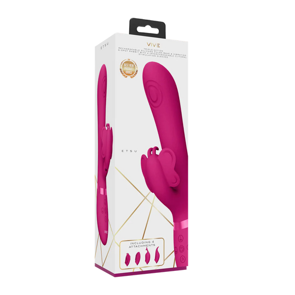 Etsu Rabbit con Pulsazione e 4 testine intercambiabili
