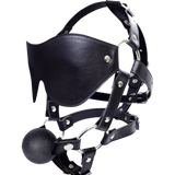 Face Harness con Gag e Maschera in Ecopelle