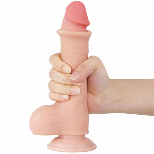 Fallo 8″ Scappellabile come un pene vero - Rosa Carne
