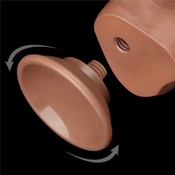 Fallo Mulatto Super Realistico con Pelle Scorrevole come fosse un Membro Vero - 7.5″