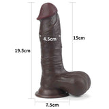 Fallo Nero Scappellabile 7.8″