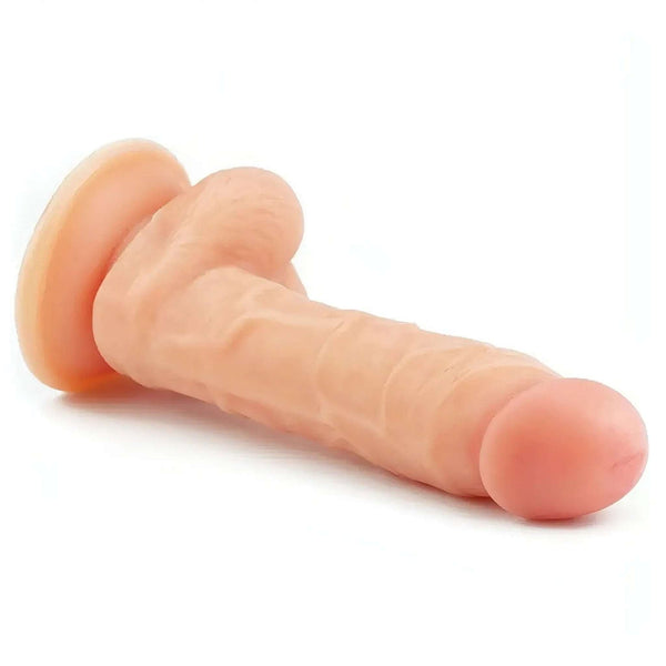 Fallo Realistico 15.5 cm con Ventosa 100% Ultra Soft - Rosa Carne