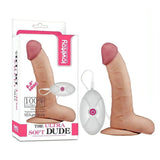 Fallo Realistico 20 cm Extra morbido con testicoli e ventosa 8.8″