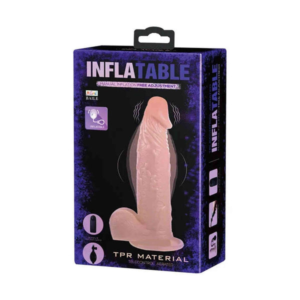 Scatola prodotto Baile dildo gonfiabile TPR con telecomando e pompa