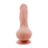 Fallo Realistico Super Morbido con Ventosa e Testicoli 19 cm, 16 cm penetrabili Ø max. 4 cm