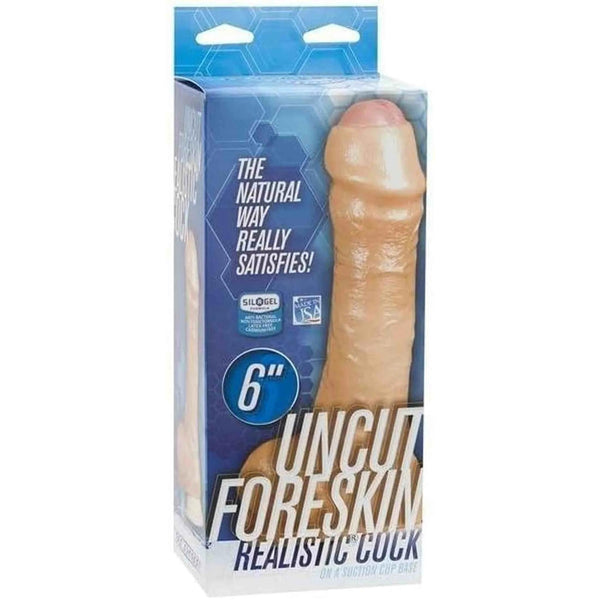 Fallo Realistico Uncut Foreskin 6″