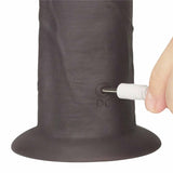 Fallo Realistico Vibrante e Roteante Con Ventosa e Telecomando Wireless 10″ Nero