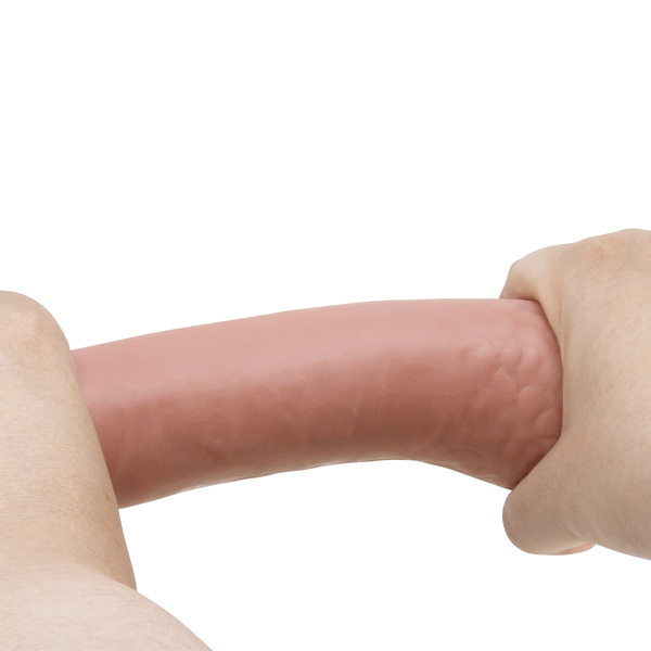 Fallo Scappellabile Bendable Con Ventosa 21 cm