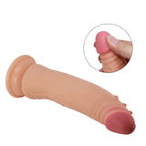 Fallo Scappellabile Bendable Con Ventosa 21 cm