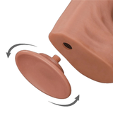 Base disco piatto dildo con filettatura centrale e anello di fissaggio per montaggi rotanti