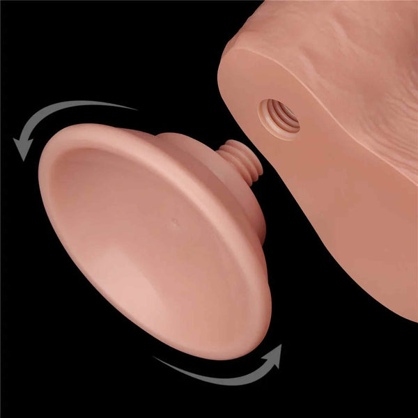 Fallo Scappellabile come un pene vero 7.5″ - Rosa Carne