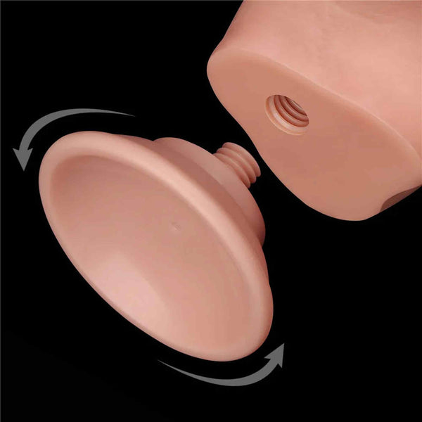 Fallo Scappellabile come un pene vero - 7.5″ Rosa Carne