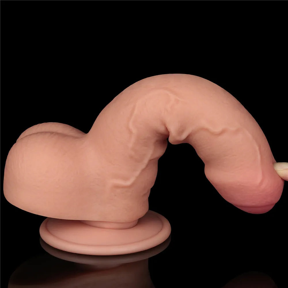 Fallo Scappellabile come un pene vero 7'' - Rosa Carne