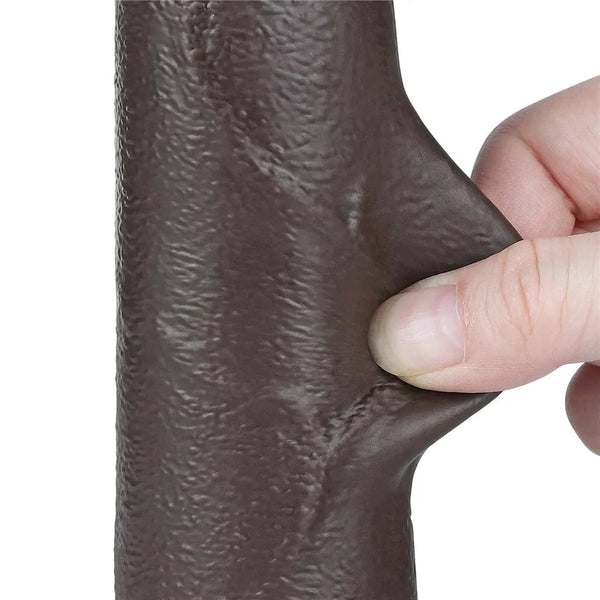Fallo Scappellabile come un pene vero 8.5″ - Nero