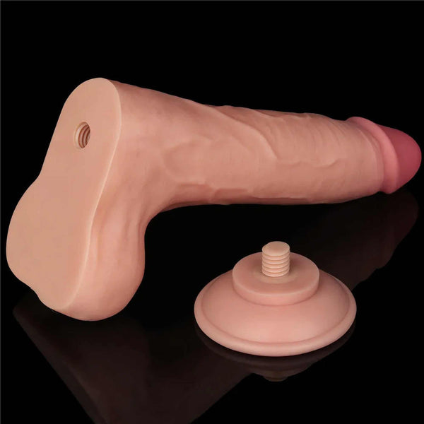 Fallo Scappellabile come un pene vero 8.5″ - Rosa Carne