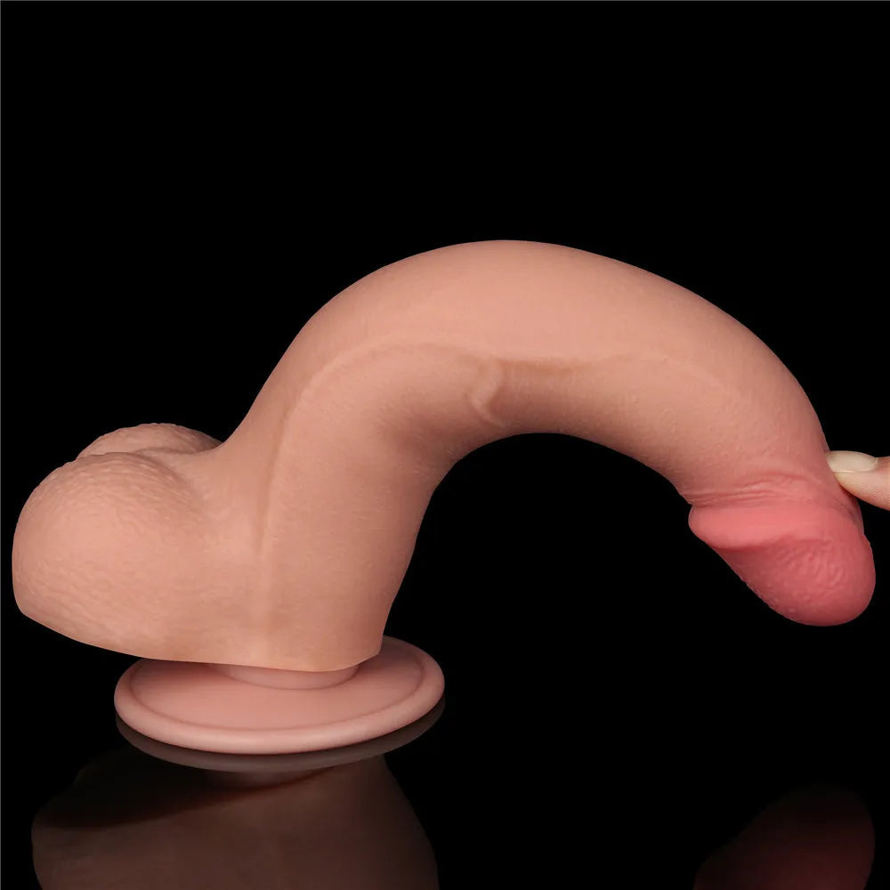 Fallo Scappellabile come un pene vero - Rosa Carne, 8.5''