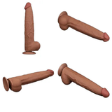 Fallo Super Realistico con Pelle Scorrevole - 13.5″ Mulatto