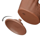 Fallo Super Realistico con Pelle Scorrevole - 12″ Mulatto 31 cm Ø 6.2 cm