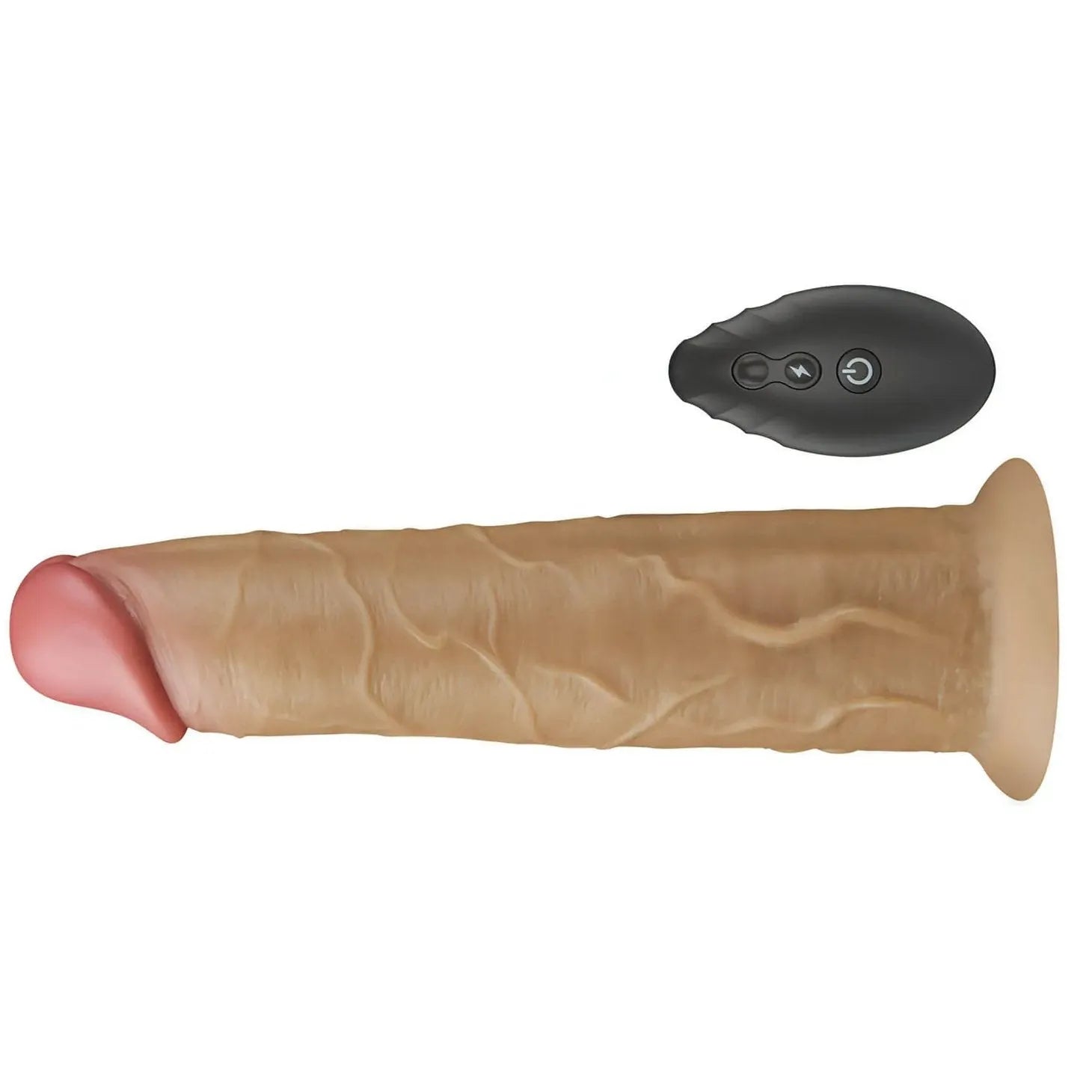 Fallo Ultra Realistico con 10 modalità di vibrazione e rotazione - Realizzato in Silicone Medicale