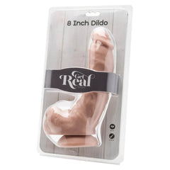 Fallo Ultrarealistico con ventosa e testicoli in tecnologia Vital-Skin - 20.5cm - Rosa Carne