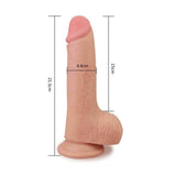 Dildo anatomico Lovetoy 7,5 pollici con indicatori di misura dettagliati