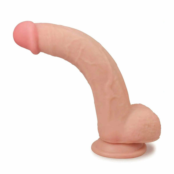 Fallo realistico 19 cm con pelle scorrevole come un membro vero - 8″, Rosa Carne