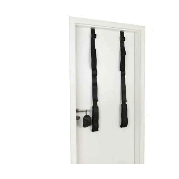 Fantasy Door Swing installata su porta bianca con sistema a tensione nero