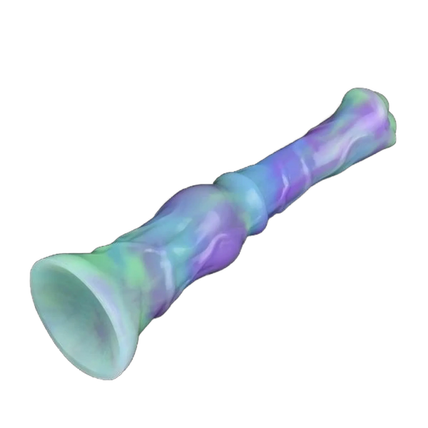 Fantasy Yellow Stallion Penis Silicone Dildo For Woman