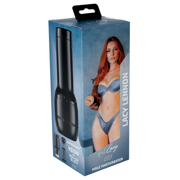 Confezione scatola blu masturbatore Kiiroo Lacy Lennon compatibile con Keon e Power Blow