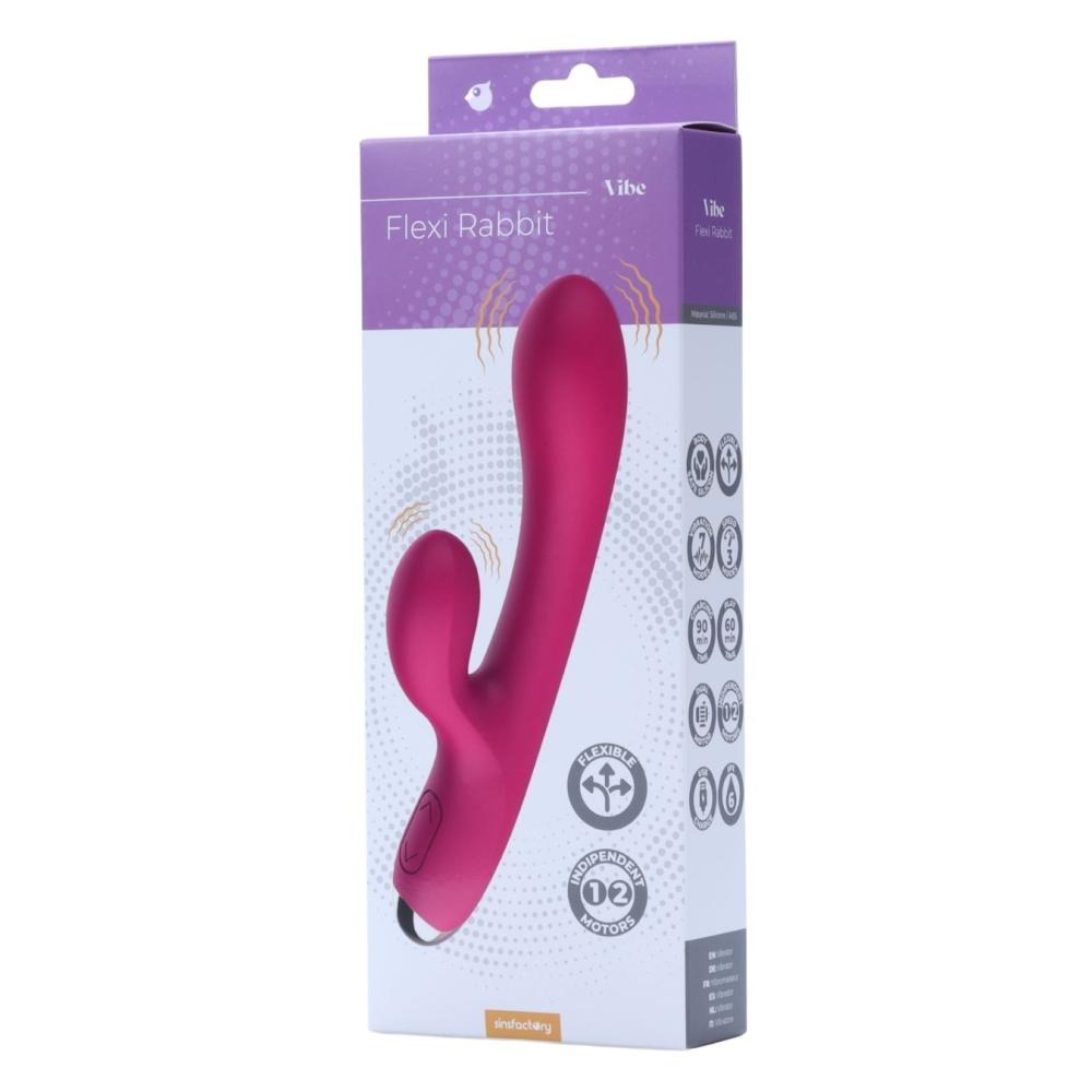 Flexy Vibratore Rabbit in Silicone