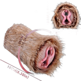 Furry Pussy Vaginal toy, Animal Design Male Masturbators