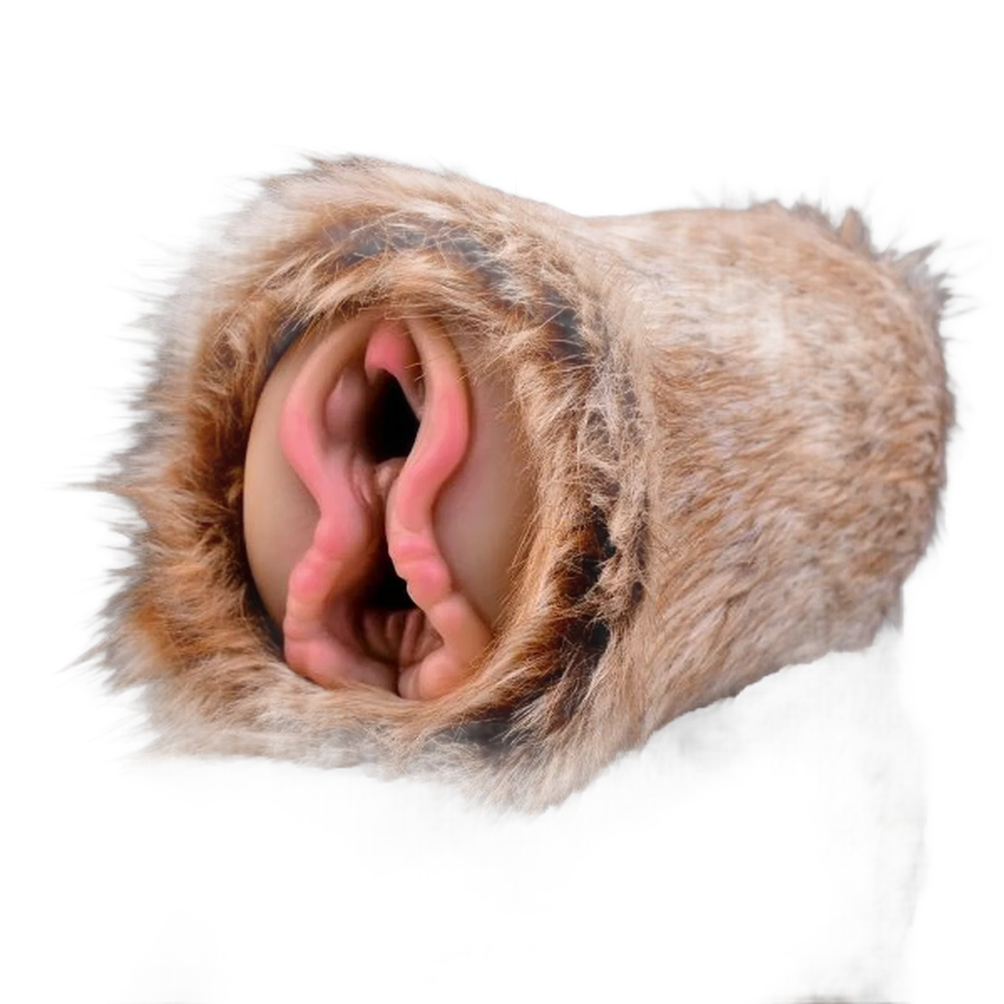 Furry Pussy Vaginal toy, Animal Design Male Masturbators
