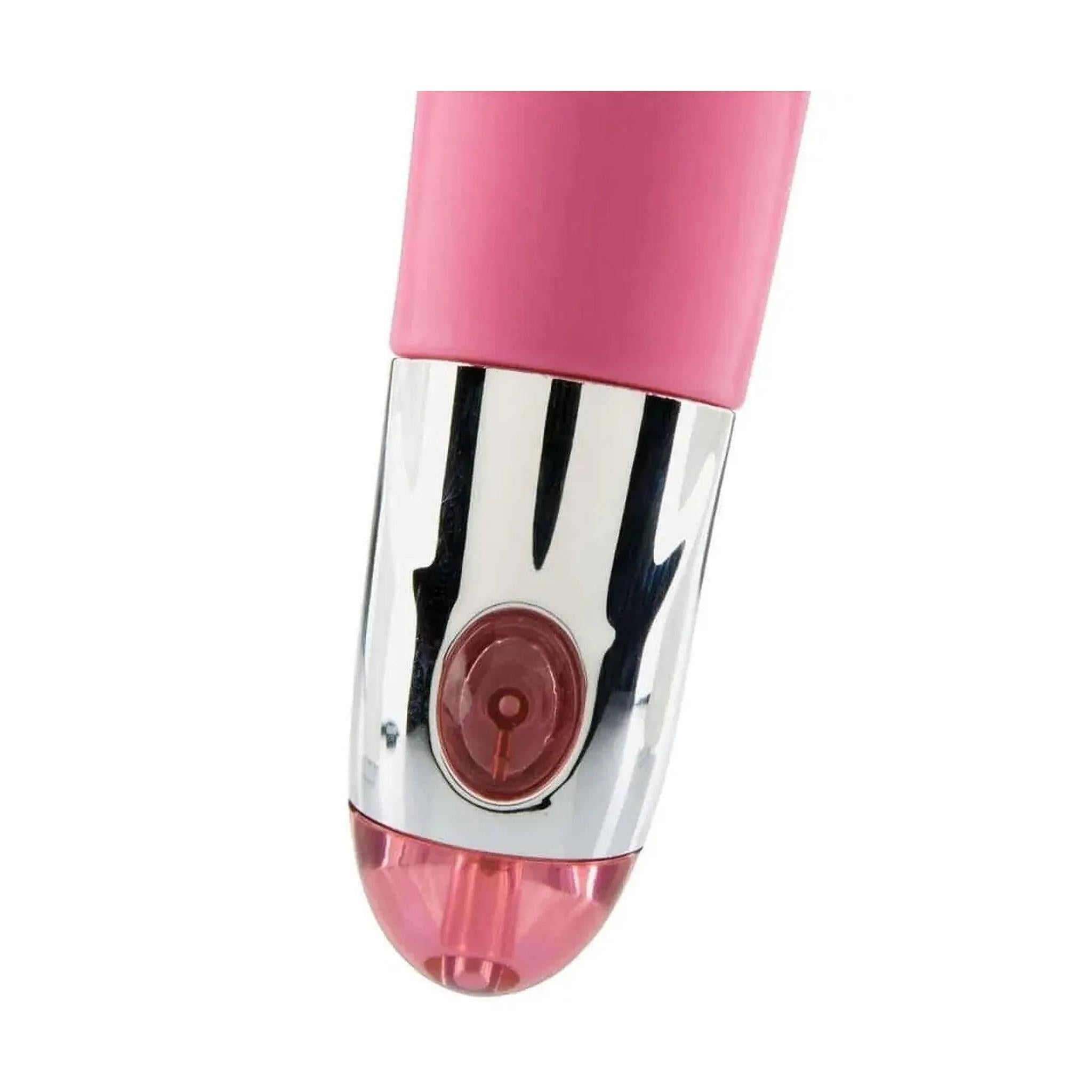 G-Spot Shaped Soft Touch Twin Vibrator - Fucsia